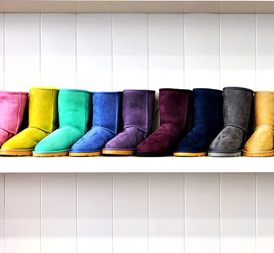Bottes en peau cheap de mouton retournée
