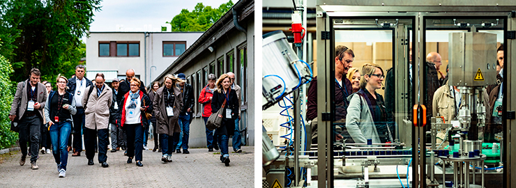 Viele Besucher bei der langen Nacht der Industrie