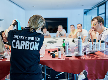 Collonil Schuhputzworkshop bei der schuHS 2.0