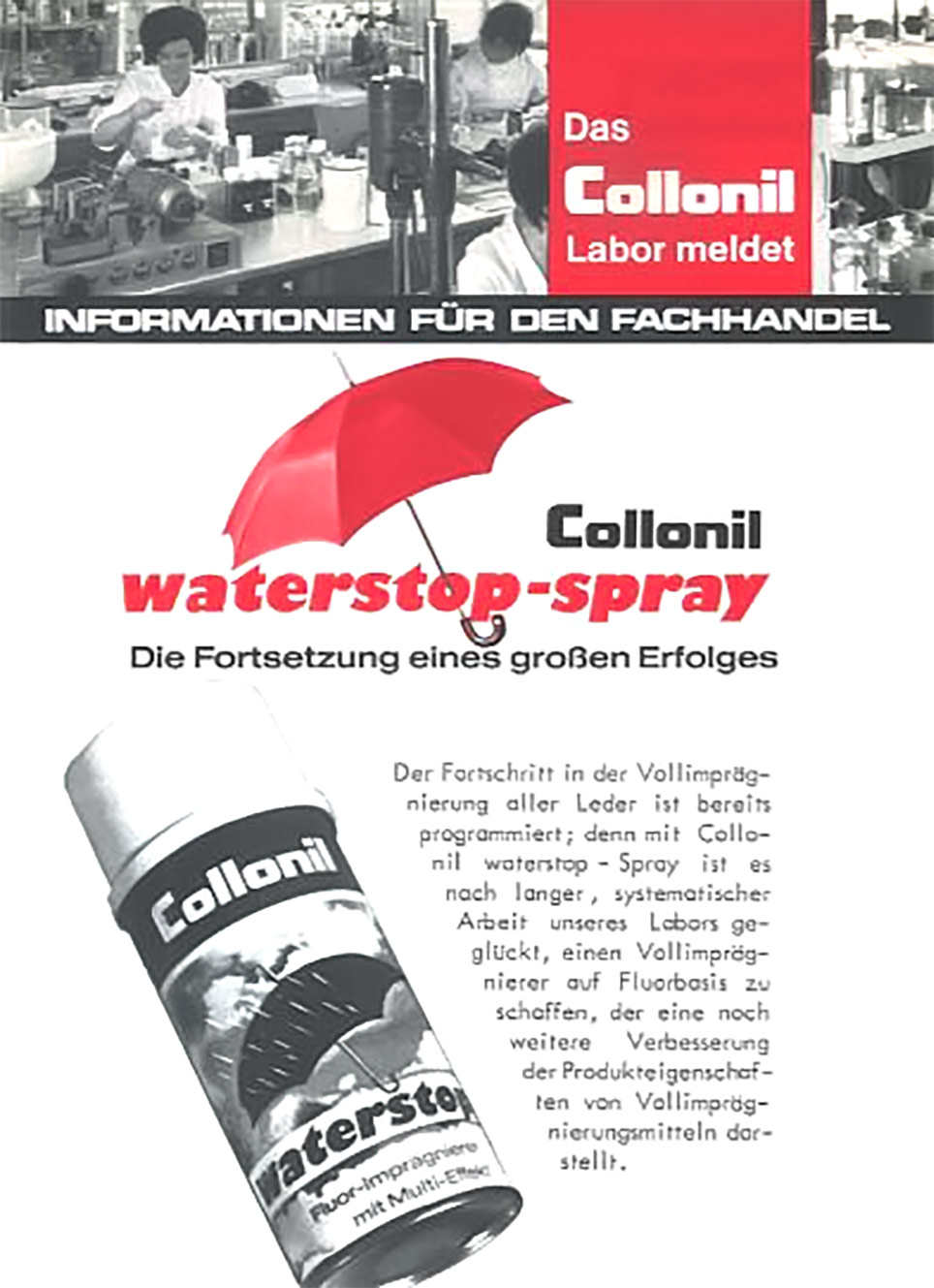 Waterstop - historisches Plakat